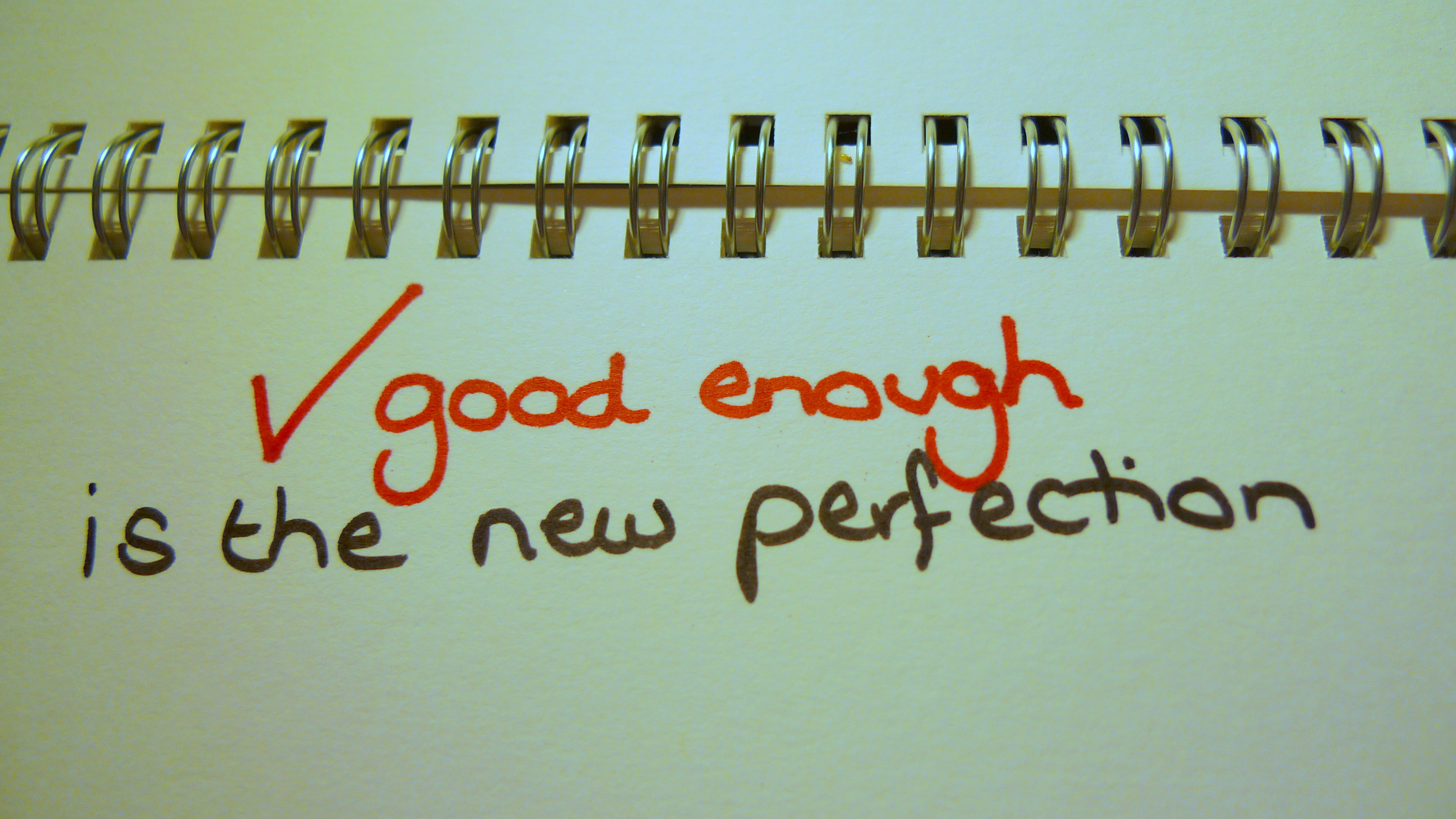 Being good isn t good enough